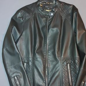 Black Rivet Leather Jacket